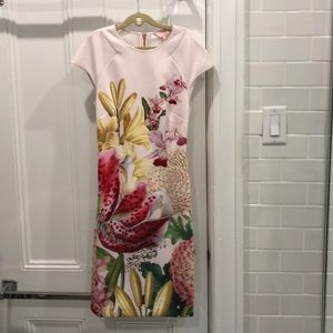 Ted Baker Floral Midi Dress
